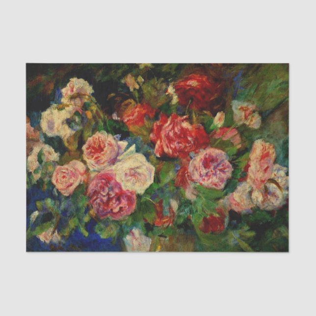 Papel De Seda Renoir - Rosas (Anverso)