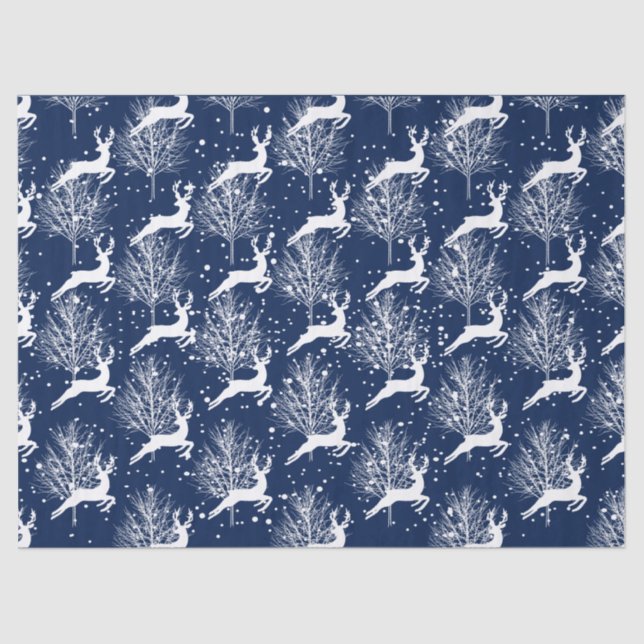 Papel De Seda Renos de Woodland (Anverso)