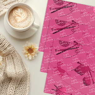 Papel De Seda Rentabilidad del negocio Gracias Mensaje Rosa
