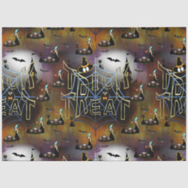 Papel De Seda Repetición de araña gótica