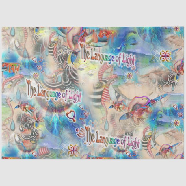 Papel De Seda Repetición de Mind Doodling (Anverso)