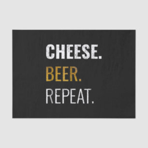 Papel De Seda Repito de Cerveza Queso, Novedad Divertida