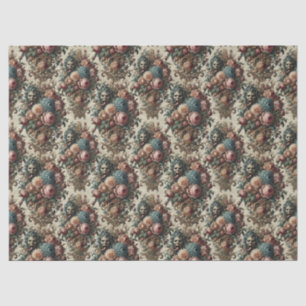 Papel De Seda Réquiem Rhapsody - Floral gótica