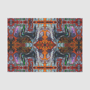 Papel De Seda Respiración del modelo de la yoga del fuego en