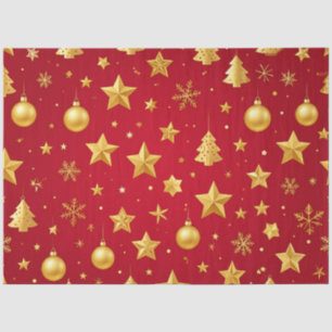 Papel De Seda Resplandeciendo en la Noche de Navidad