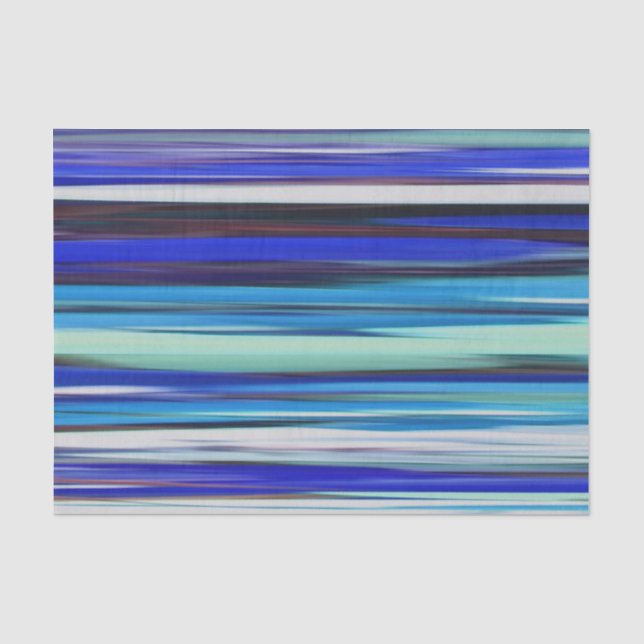 Papel De Seda Resumen #2: Azul borroso (Anverso)