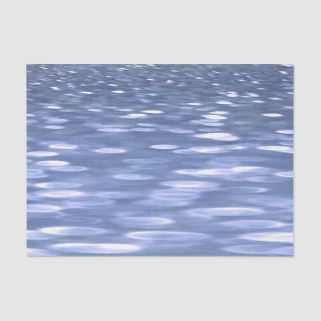 Papel De Seda Resumen #3: Brillo azul en polvo (Anverso)