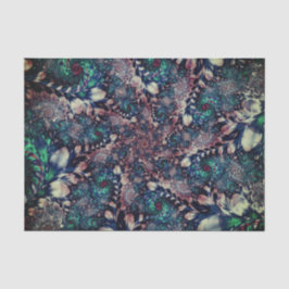 Papel De Seda Resumen Aqua Fractal 36 Fondo