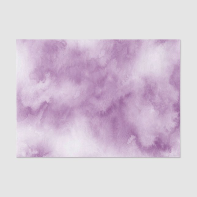 Papel De Seda Resumen de acuarela de Plum Mauve (Anverso)