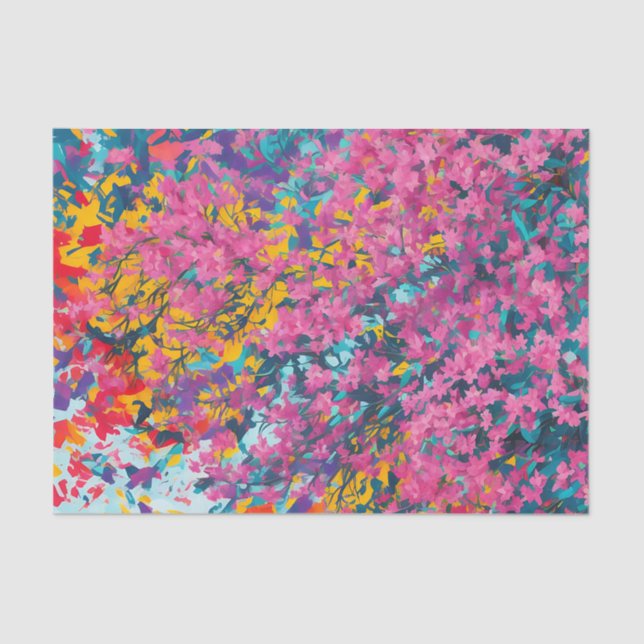 Papel De Seda Resumen de Azalea Wildflowers (Anverso)
