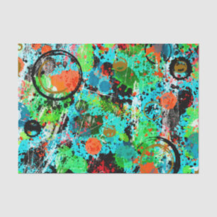 Papel De Seda Resumen de graffiti de la lucha contra los aliment