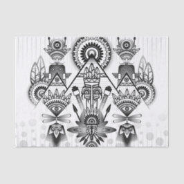 Papel De Seda Resumen de la antigua tribu indígena