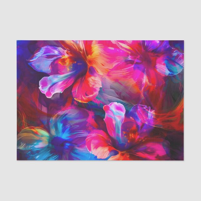 Papel De Seda Resumen de la Bloom de Jardín (Anverso)