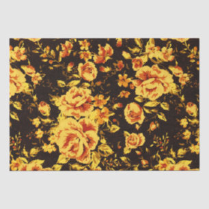 Papel De Seda Resumen de la textura de vidrio espumoso floral