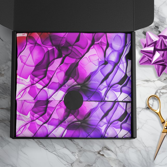 Papel De Seda Resumen de láminas estratificadas Dyeing multi-ros (Subido por el creador)