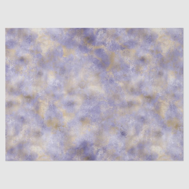 Papel De Seda Resumen de oro de Purple Glam (Anverso)