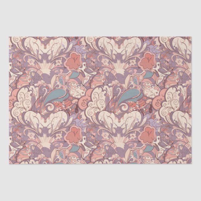 Papel De Seda Resumen de Pastel (Anverso)