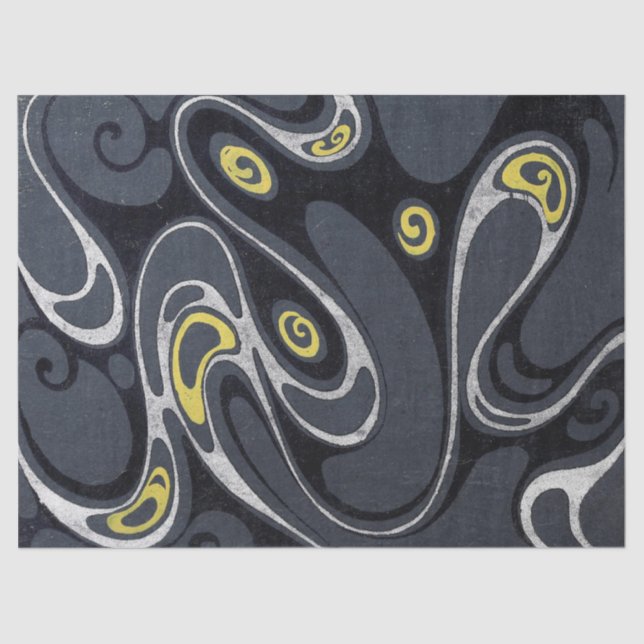 Papel De Seda Resumen de Swirling colorido (Anverso)