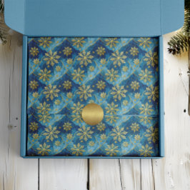 Papel De Seda Resumen del copo de nieve congelado