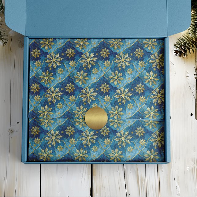 Papel De Seda Resumen del copo de nieve congelado (Subido por el creador)