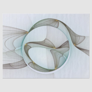 Papel De Seda Resumen Elegancia dorada turquesa moderna