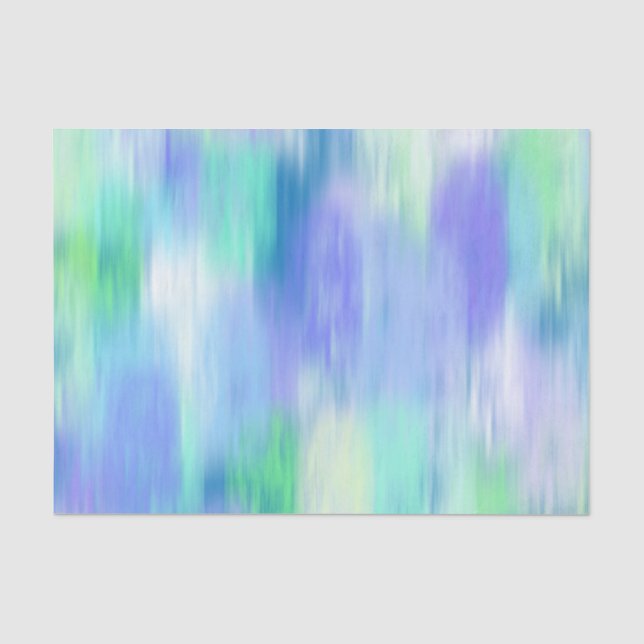 Papel De Seda Resumen moderno Aqua Turquoise Purple (Anverso)