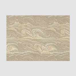 Papel De Seda Resumen moderno Patrón Beige Swirls Marble