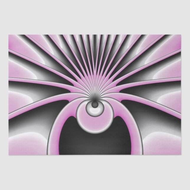 Papel De Seda Resumen moderno Patrón de arte radical loco (Anverso)