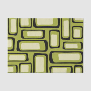 Papel De Seda Resumen moderno Retro Mid Century
