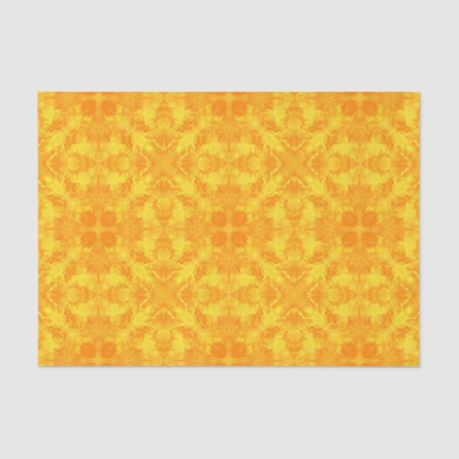 Papel De Seda Resumen mosaico moderno patrón de mosaico caleidos (Anverso)