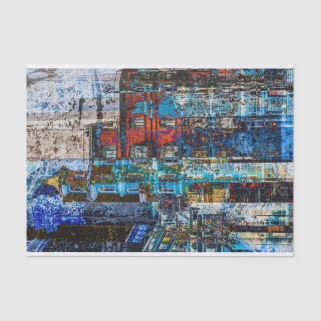 Papel De Seda Resumen No.97 de Edward Martin (Anverso)