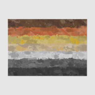 Papel De Seda Resumen Paint Splatter Bandera del Orgullo Gay