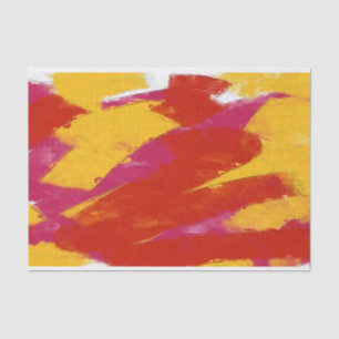 Papel De Seda Resumen rojo, amarillo y rosa