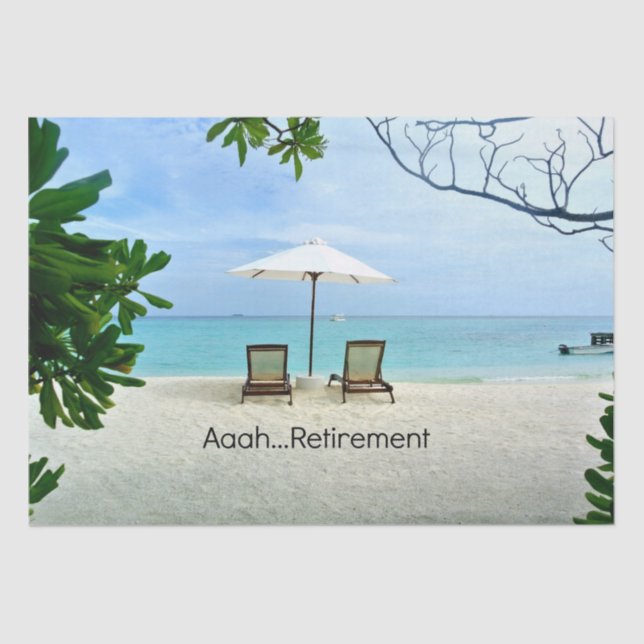 Papel De Seda Retirado - Aaah... Jubilación (Anverso)