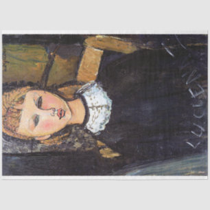 Papel De Seda Retrato de Ceroni, Modigliani