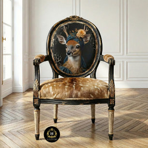 Papel De Seda Retrato de ciervo victoriano decoupage