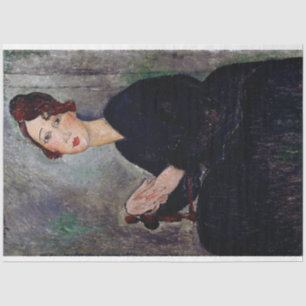 Papel De Seda Retrato de Dedie, Modigliani