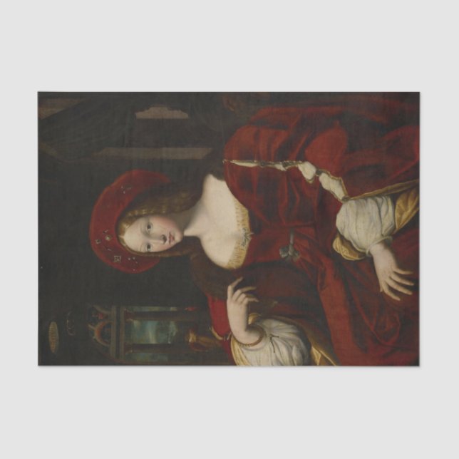 Papel De Seda Retrato de doña Isabel de Requesens (Anverso)