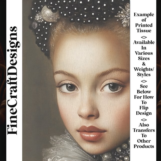 Papel De Seda Retrato de fantasía histórica de la mujer desenlac (Subido por el creador)