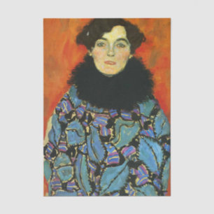 Papel De Seda Retrato de Johanna Staude por Gustav Klimt