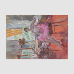 Papel De Seda Retrato de la bailarina Vera Trefilova