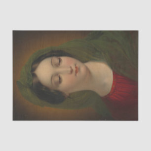 Papel De Seda Retrato de la Madonna por Mihael Stroj