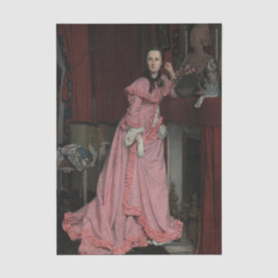 Papel De Seda Retrato de la Marquesa De Miramon por Tissot