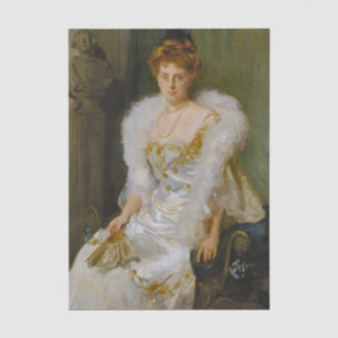 Papel De Seda Retrato de la Sra. Charles Beatty Alexander