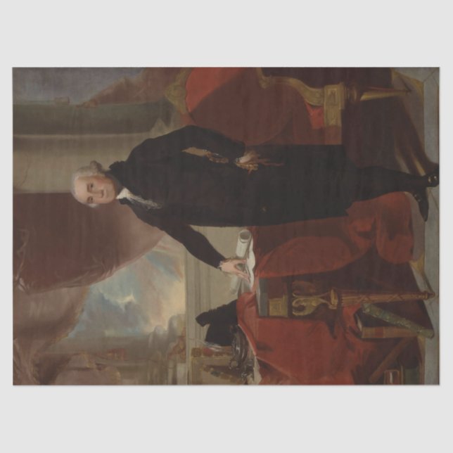 Papel De Seda Retrato de Lansdowne: Presidente de Estados Unidos (Anverso)