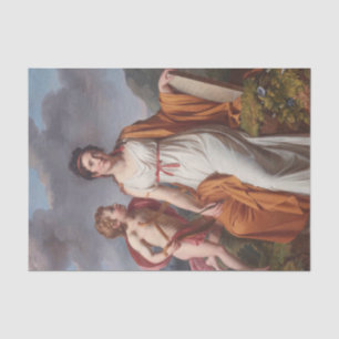 Papel De Seda Retrato de Madame de Reiset D'Arques como Safo