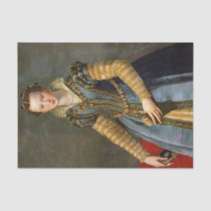 Papel De Seda Retrato de Maria De Medici por Alessandro Allori