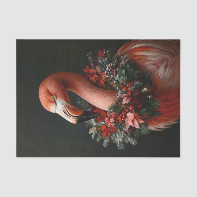 Papel De Seda Retrato de un desenlace de flamenco (Anverso)