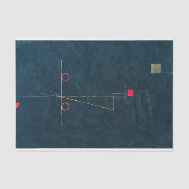 Papel De Seda Retrato de un Equilibrista por Paul Klee (Anverso)