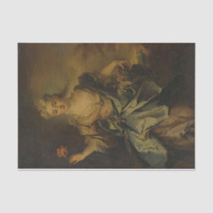 Papel De Seda Retrato de una dama por Nicolas de Largilliere